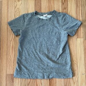 J Crew Jersey Tee Womens XS Gray Short Sleeve Shirt 100% Cotton Minimalist